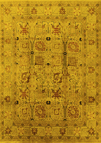 Oriental Yellow Industrial Rug, urb644yw