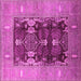 Square Oriental Pink Industrial Rug, urb645pnk