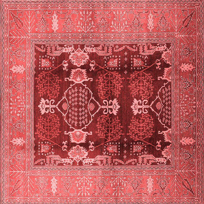 Machine Washable Oriental Red Industrial Rug, wshurb645red