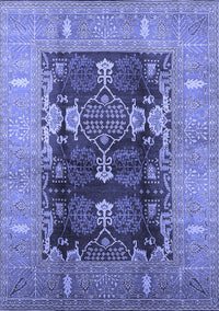 Oriental Blue Industrial Rug, urb645blu