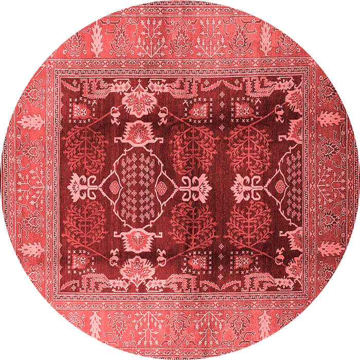 Machine Washable Oriental Red Industrial Rug, wshurb645red
