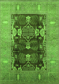 Oriental Green Industrial Rug, urb645grn