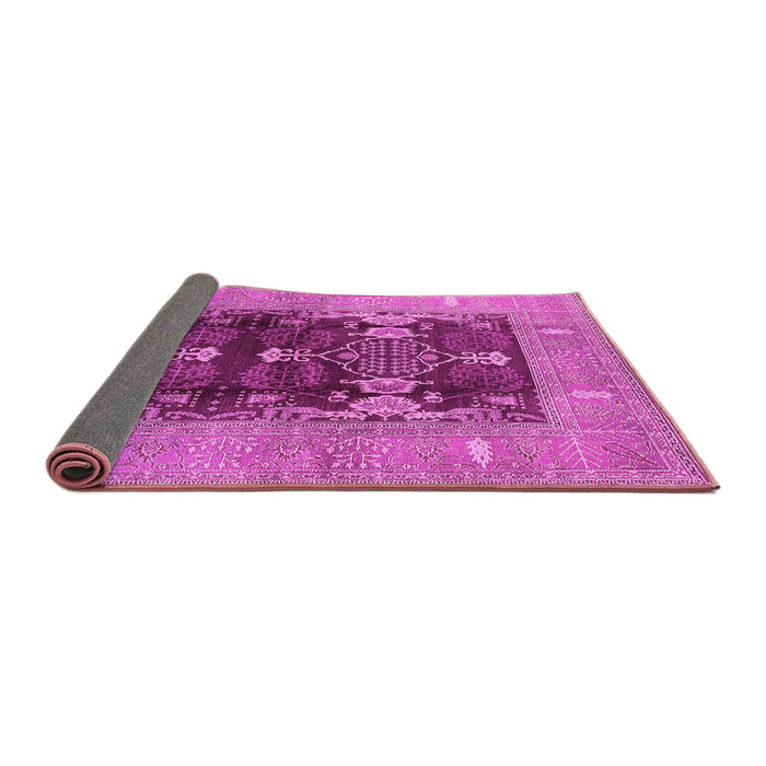 Sideview of Oriental Pink Industrial Rug, urb645pnk