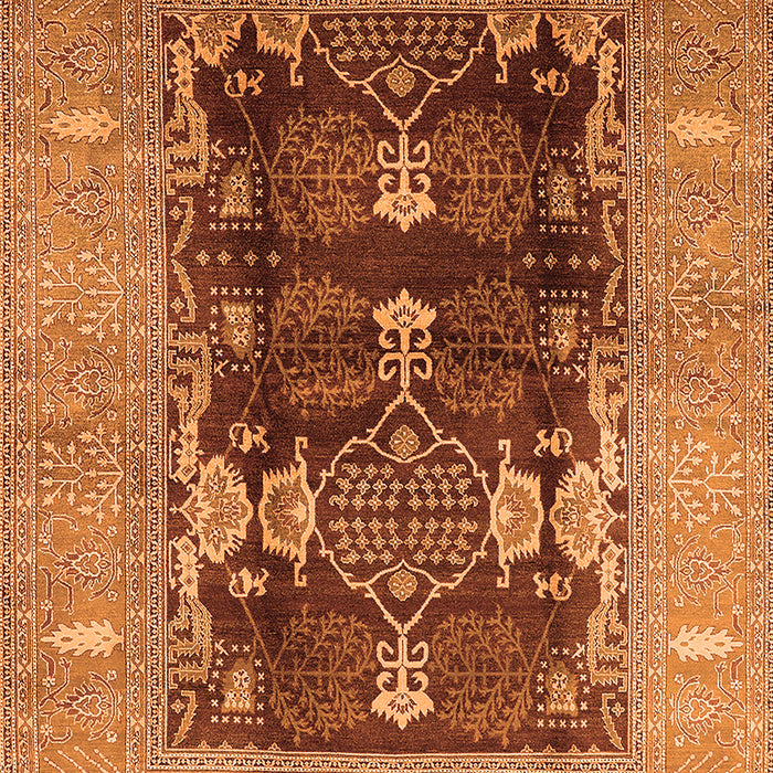 Machine Washable Oriental Orange Industrial Area Rugs, wshurb645org