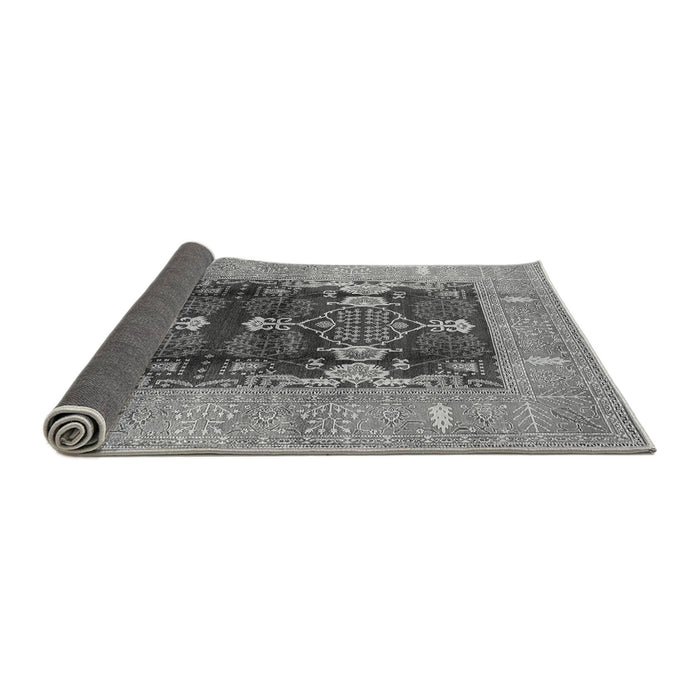 Sideview of Oriental Gray Industrial Rug, urb645gry