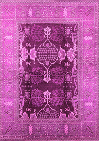 Oriental Pink Industrial Rug, urb645pnk