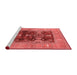 Industrial Red Washable Rugs