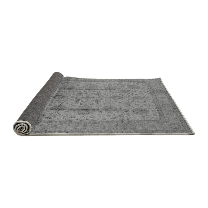 Sideview of Oriental Gray Industrial Rug, urb646gry