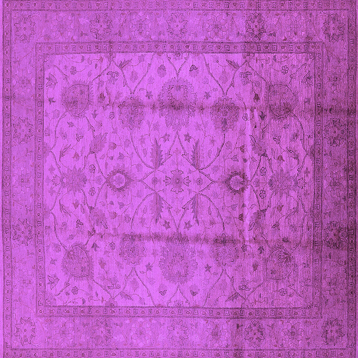 Square Oriental Purple Industrial Rug, urb646pur