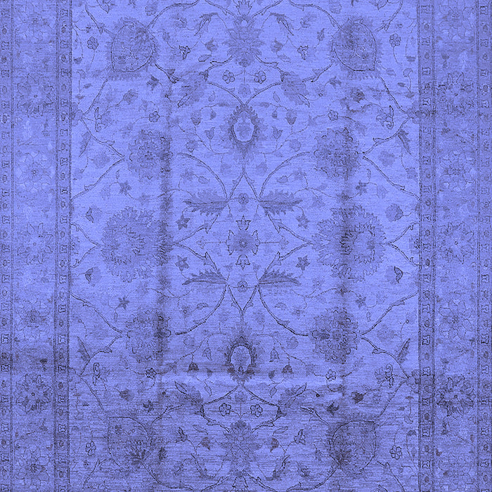 Oriental Blue Industrial Rug, urb646blu