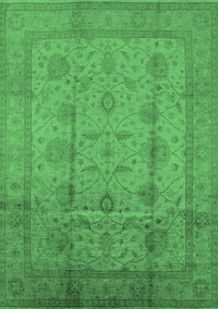 Oriental Emerald Green Industrial Rug, urb646emgrn