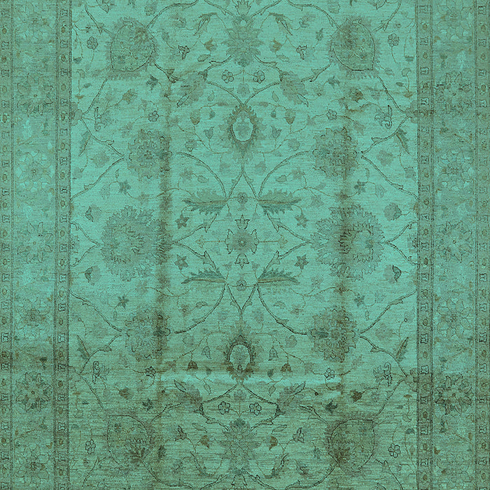 Oriental Turquoise Industrial Rug, urb646turq