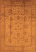 Machine Washable Oriental Orange Industrial Area Rugs, wshurb646org