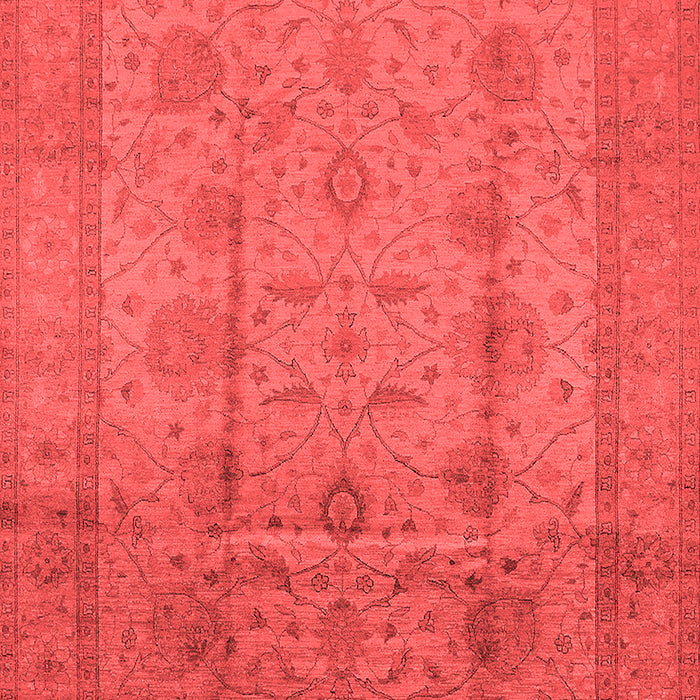 Machine Washable Oriental Red Industrial Rug, wshurb646red