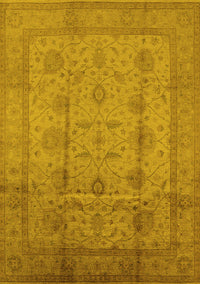 Oriental Yellow Industrial Rug, urb646yw