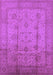 Machine Washable Oriental Purple Industrial Area Rugs, wshurb646pur