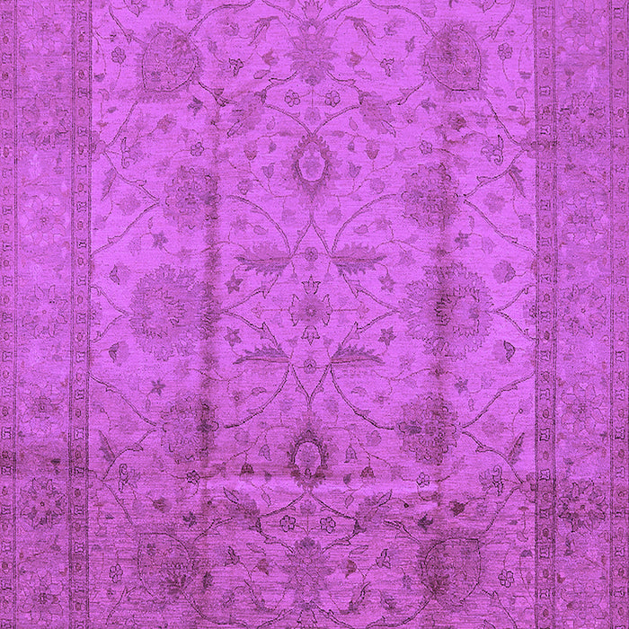 Machine Washable Oriental Purple Industrial Area Rugs, wshurb646pur