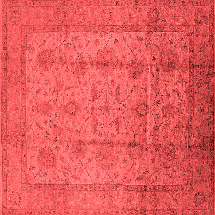 Machine Washable Oriental Red Industrial Rug, wshurb646red