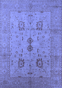 Oriental Blue Industrial Rug, urb647blu