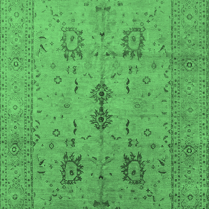 Oriental Emerald Green Industrial Rug, urb647emgrn
