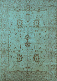 Oriental Light Blue Industrial Rug, urb647lblu