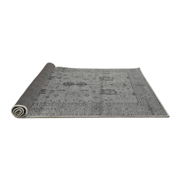 Sideview of Oriental Gray Industrial Rug, urb647gry