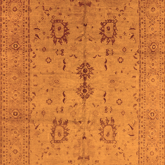 Machine Washable Oriental Orange Industrial Area Rugs, wshurb647org