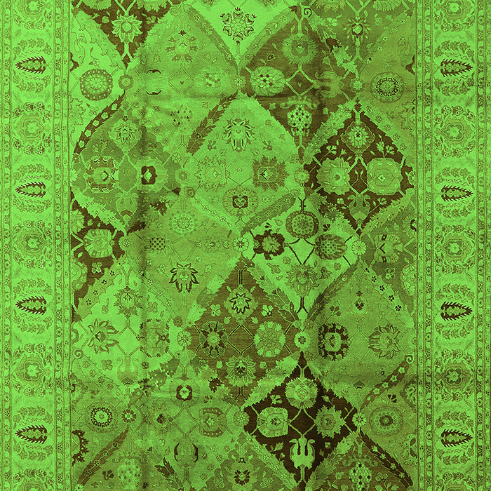 Oriental Green Industrial Rug, urb648grn