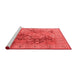 Industrial Red Washable Rugs