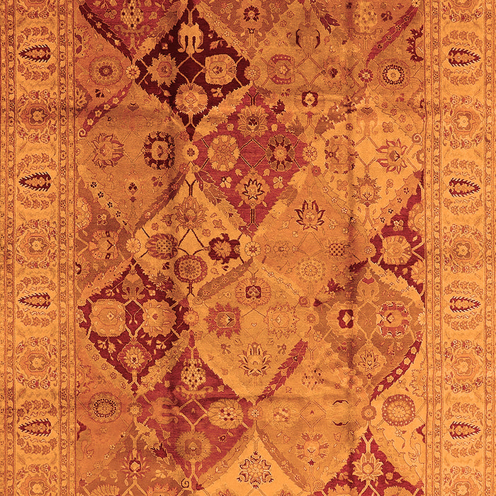 Oriental Orange Industrial Rug, urb648org