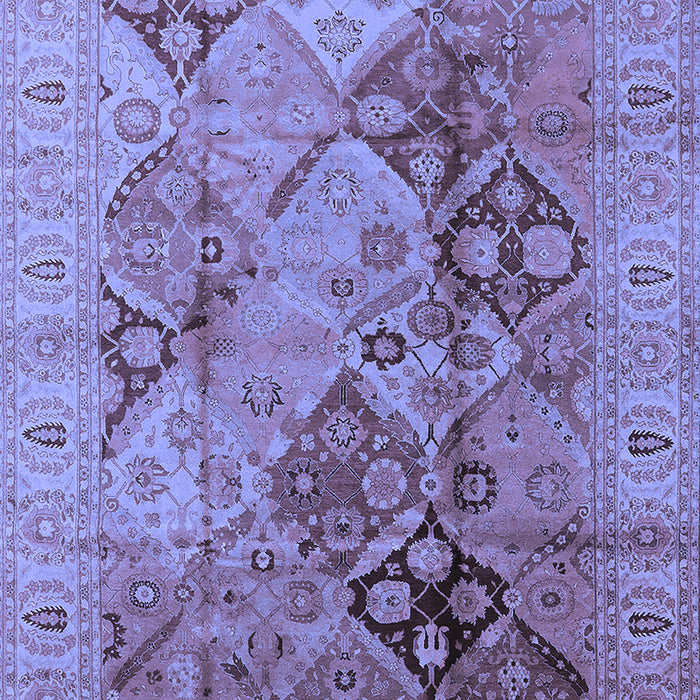 Oriental Blue Industrial Rug, urb648blu