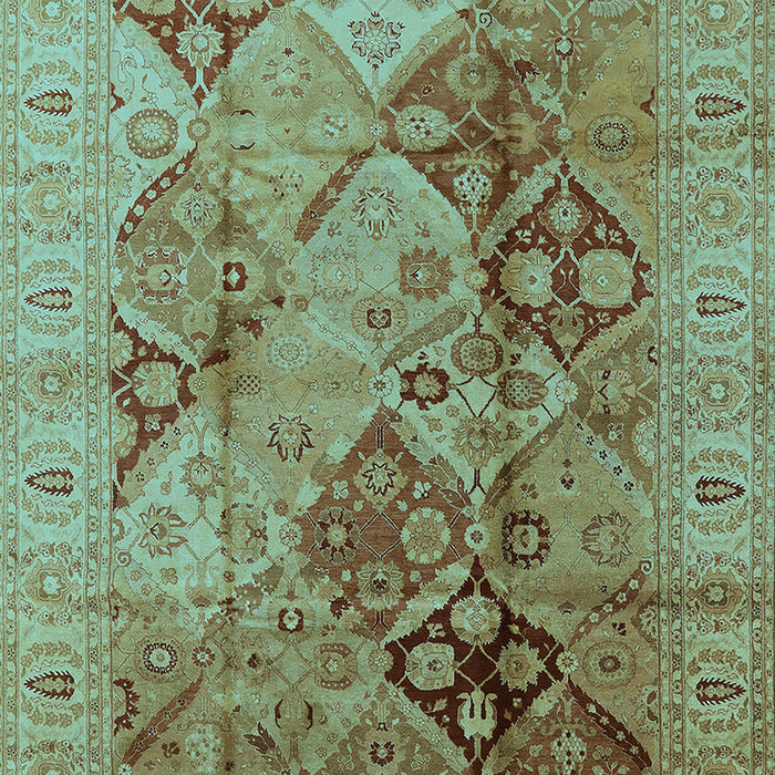 Oriental Light Blue Industrial Rug, urb648lblu
