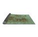 Sideview of Oriental Light Blue Industrial Rug, urb648lblu