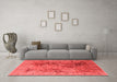 Industrial Red Washable Rugs