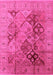 Oriental Pink Industrial Rug, urb648pnk