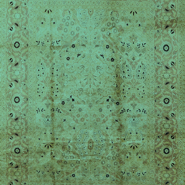 Oriental Turquoise Industrial Rug, urb649turq