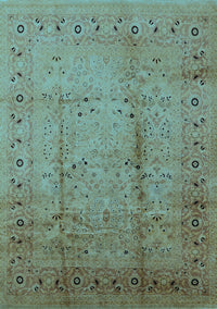 Oriental Light Blue Industrial Rug, urb649lblu