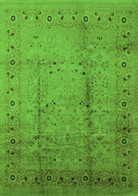 Oriental Green Industrial Rug, urb649grn