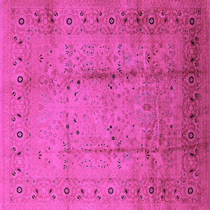 Square Oriental Pink Industrial Rug, urb649pnk
