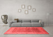 Industrial Red Washable Rugs