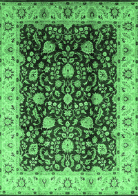 Oriental Emerald Green Industrial Rug, urb651emgrn