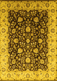 Oriental Yellow Industrial Rug, urb651yw