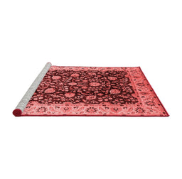 Industrial Red Washable Rugs