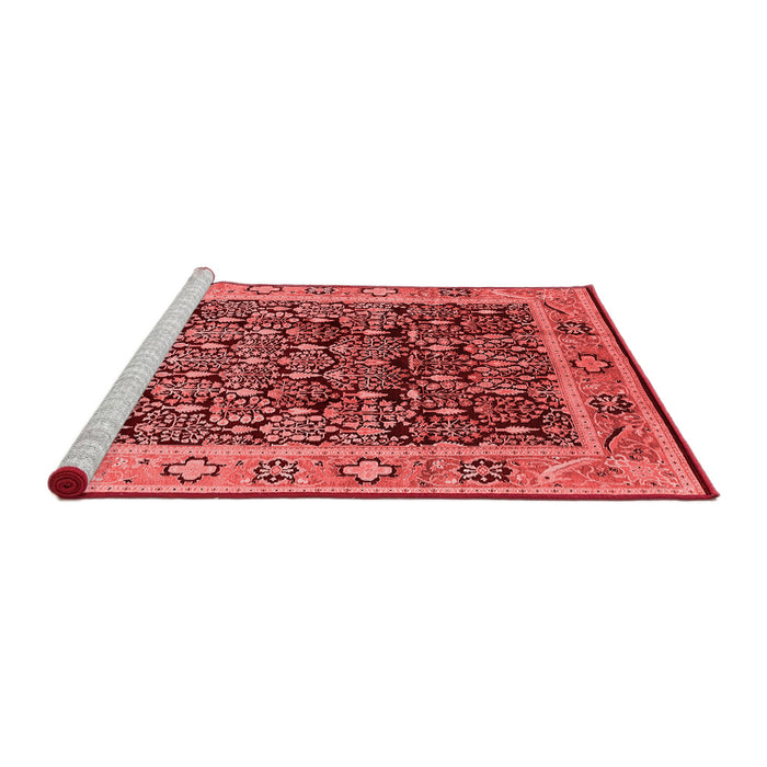 Industrial Red Washable Rugs