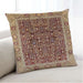 Lifestyle Image of Mid-Century Modern Urban Square Sandy Brown Throw Pillow, 18 inch by 18 inch, pwurb652