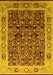 Oriental Yellow Industrial Rug, urb652yw