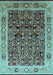 Oriental Light Blue Industrial Rug, urb652lblu