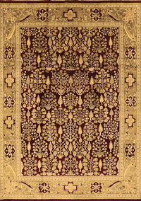 Oriental Brown Industrial Rug, urb652brn