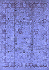 Oriental Blue Industrial Rug, urb653blu