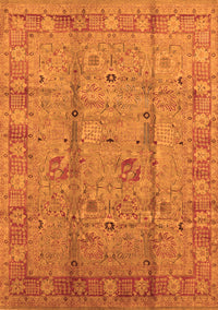 Oriental Orange Industrial Rug, urb653org